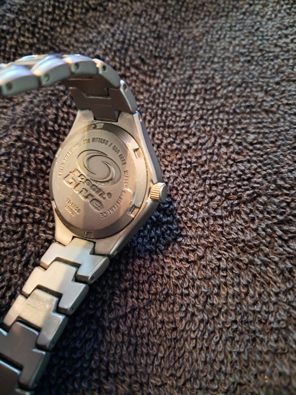 Fossil Stainless Steel Blue Dial Dive Watch - Picture 2 of 3